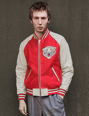 IMMORTAL Varsity Bomber Jacket - Red