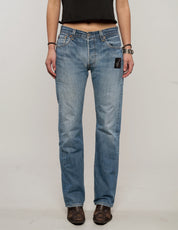 Laser Printed ST Jeans in Blue