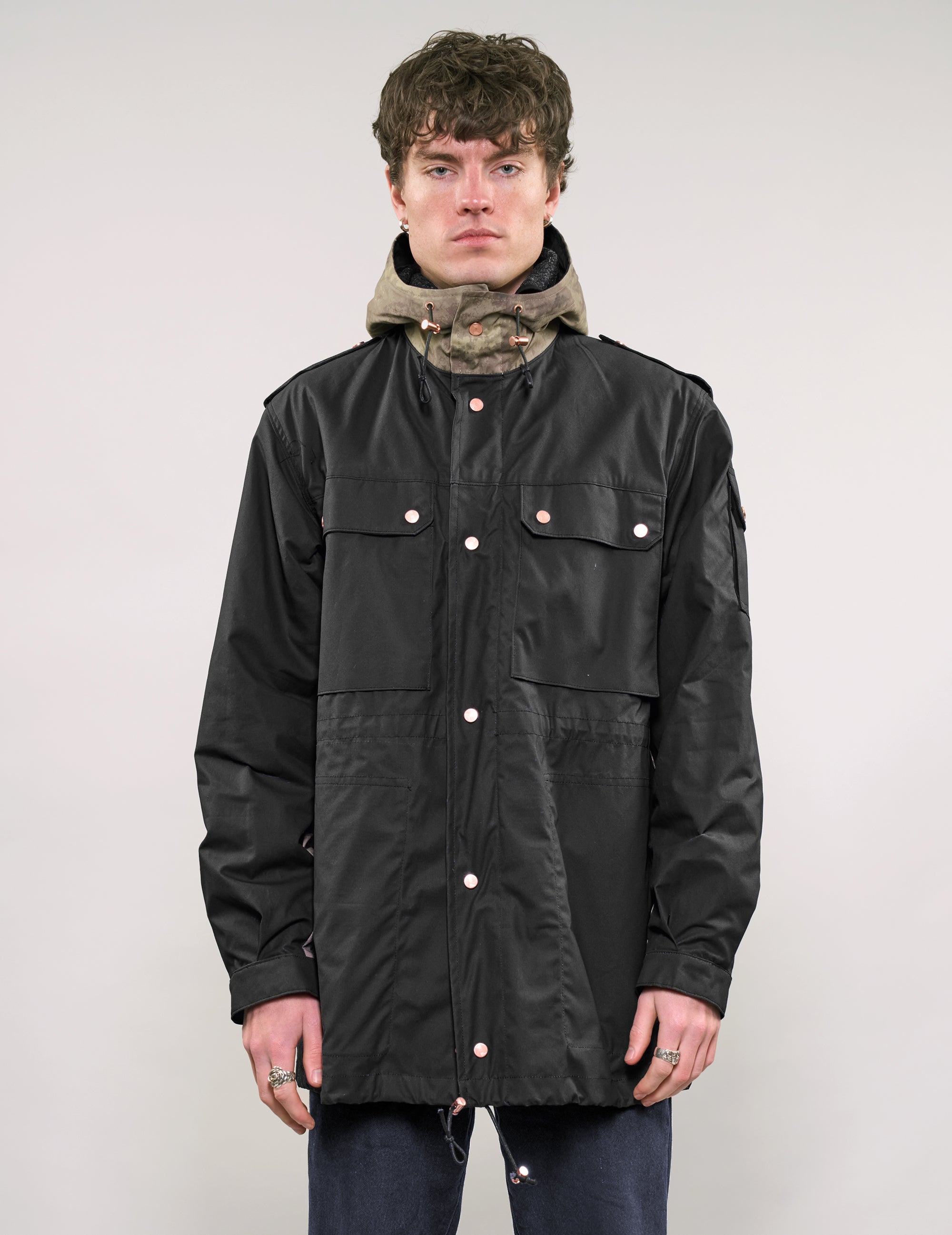 IMMORTAL Desert Parka Black / Camo Combo
