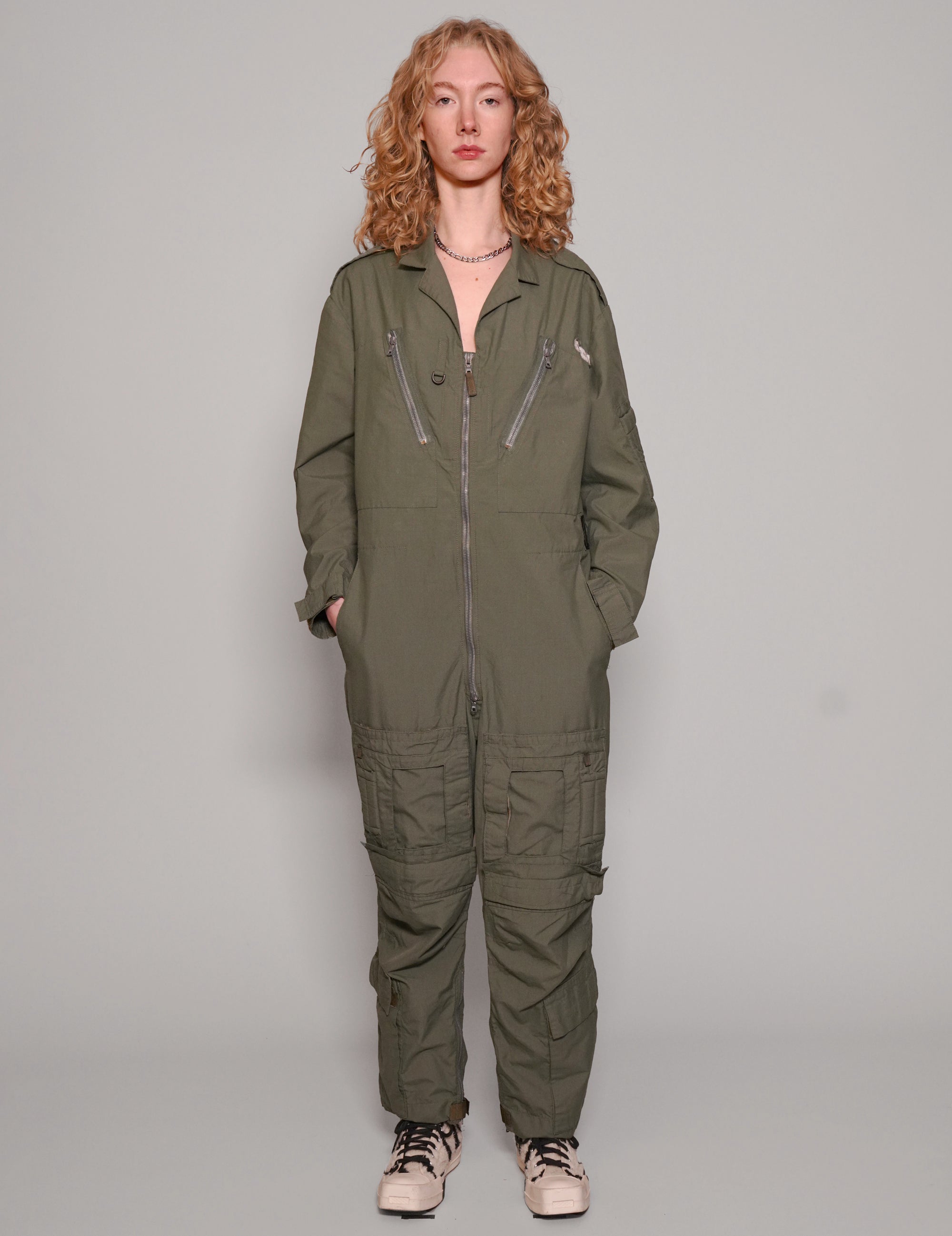 Olive Green Party Back Jumpsuit