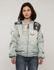 MA-1 Patched Bomber in Grey