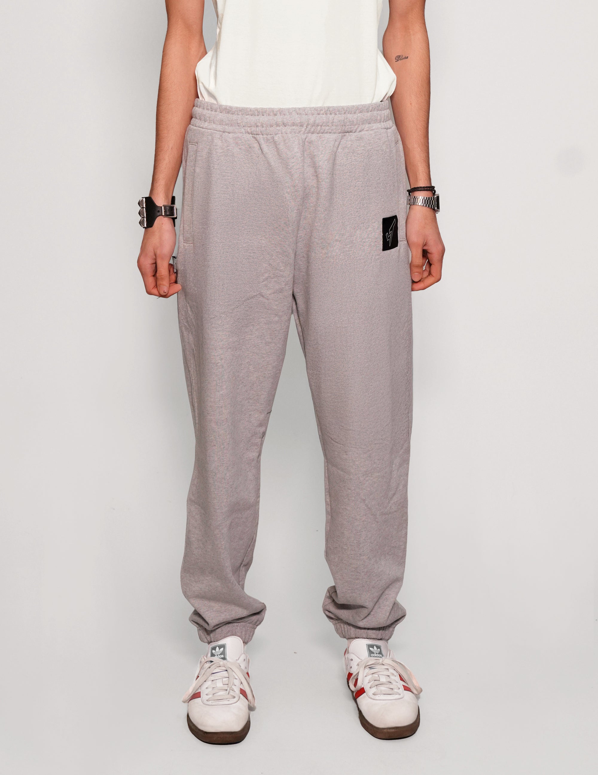 Women's Cotton Grey Joggers | Stuart Trevor