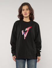 ST 'A Lad Insane' Long Sleeve Logo Tee in Black