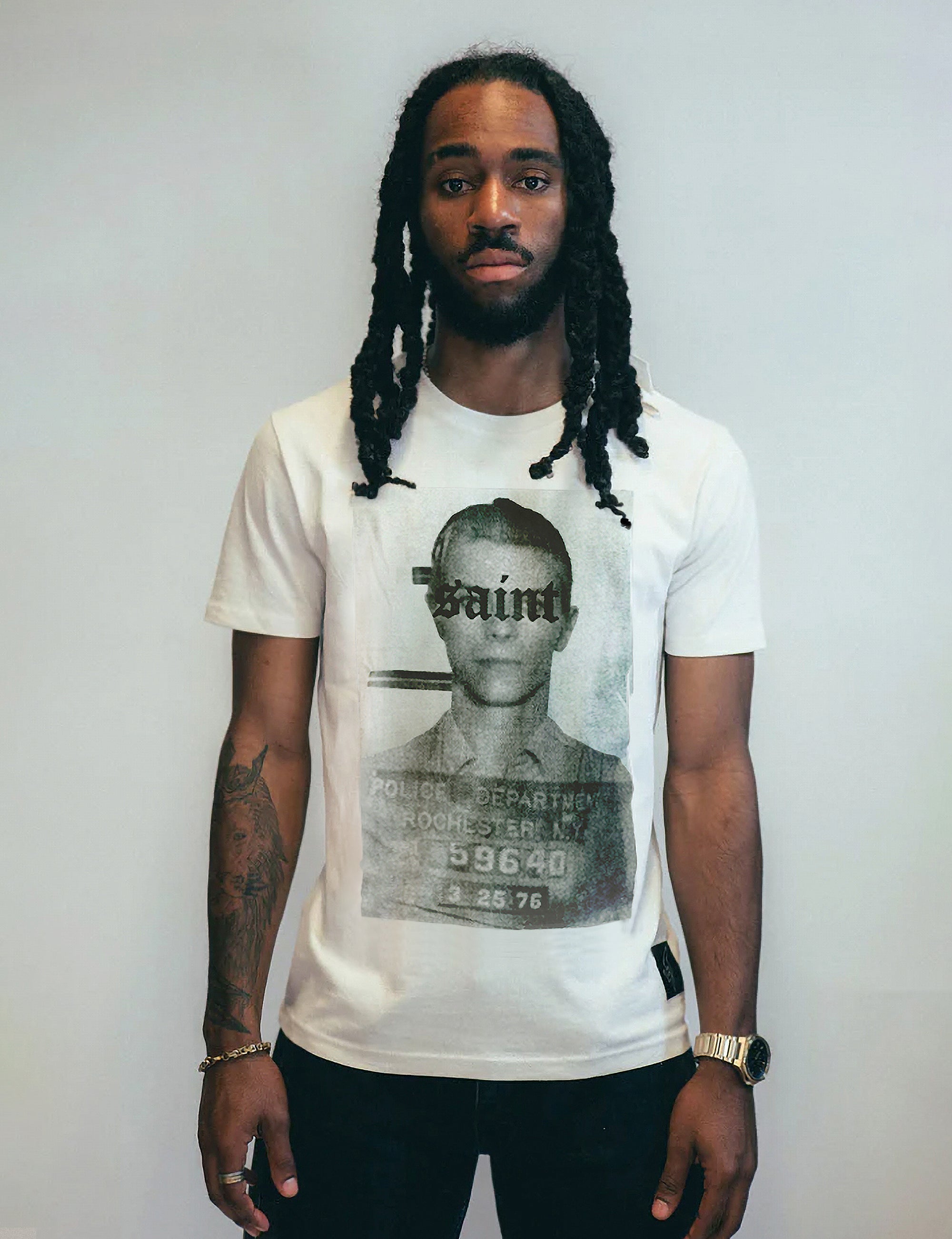Saint T Shirt Ecru Organic & Recycled Cotton