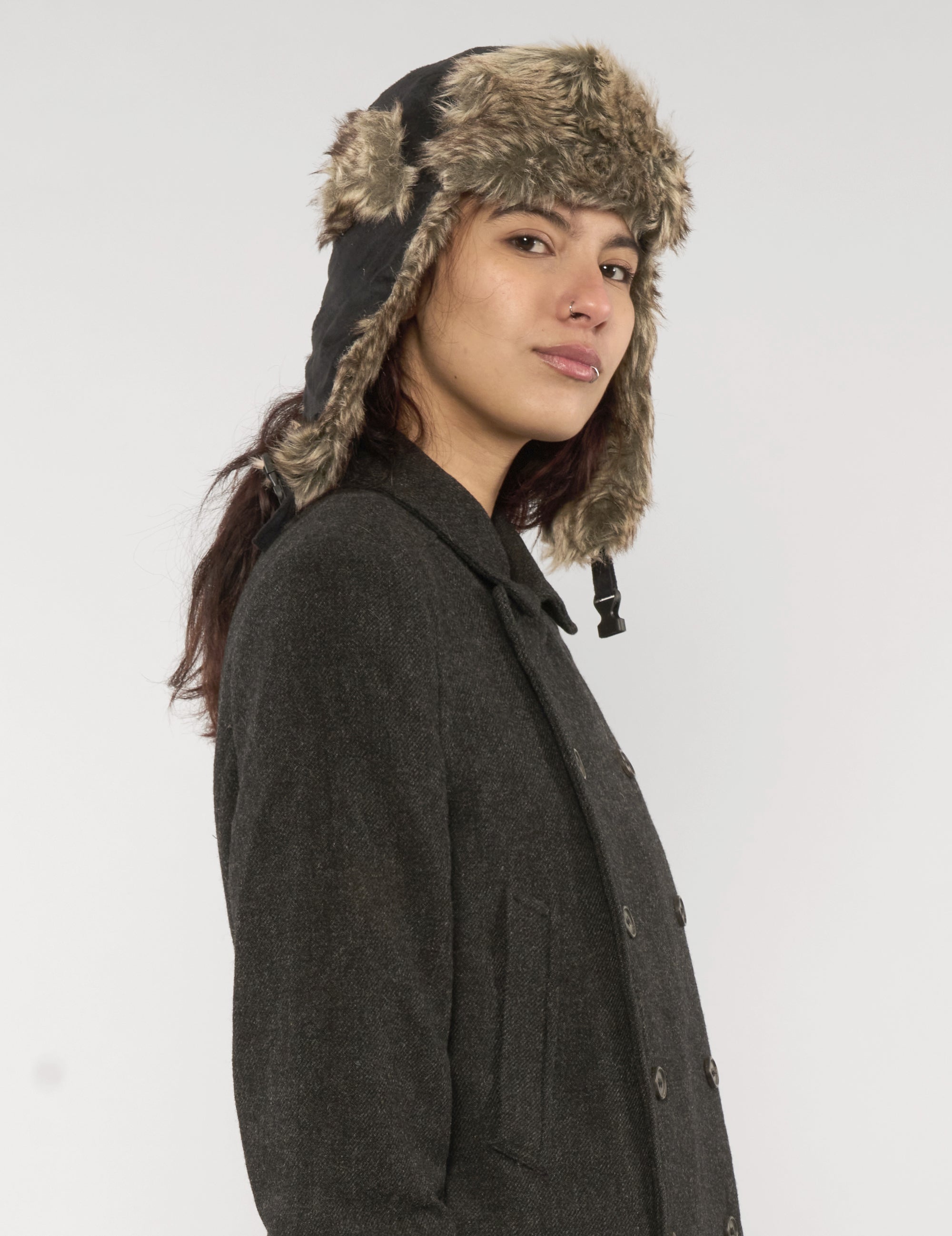 Chapeau de fourrure de style Deadstock Ushanka