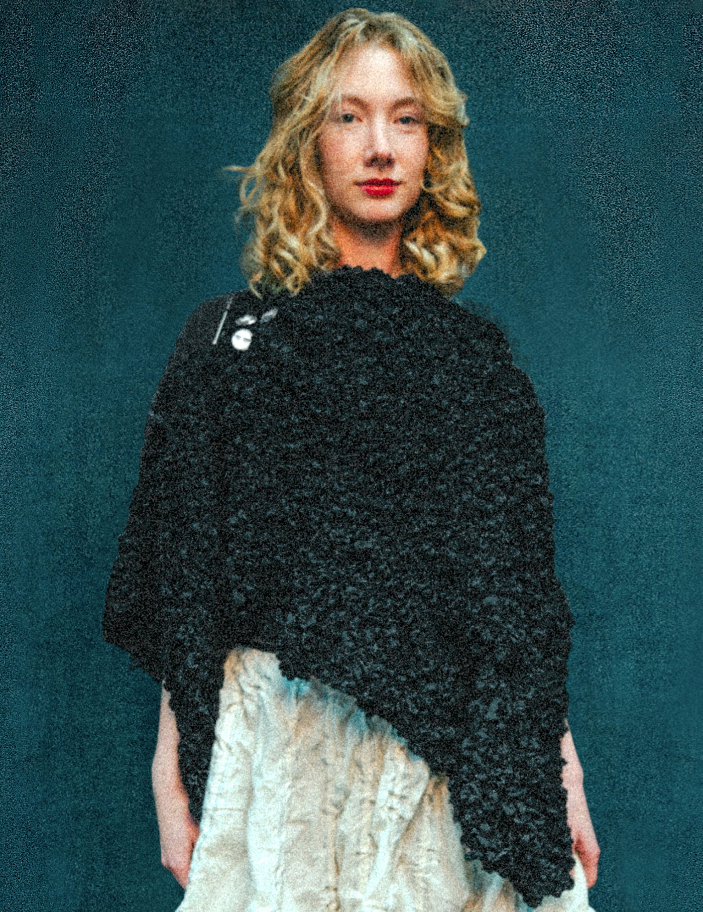 Scrunched Shawl Top