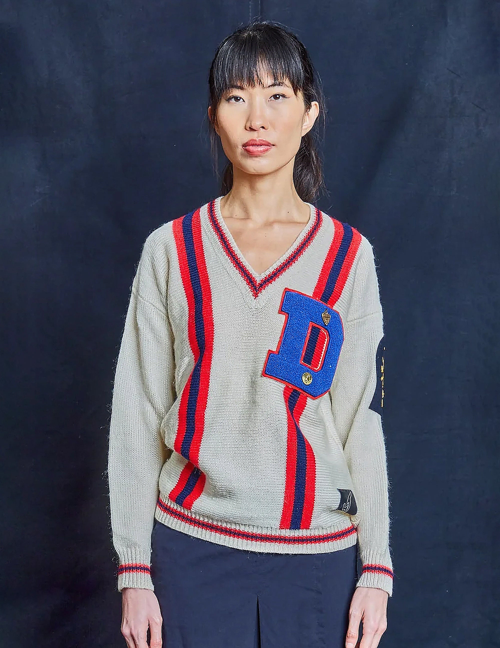 Vintage Varsity Knit Jumper