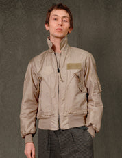 USAF Beige Flight Bomber Jacket