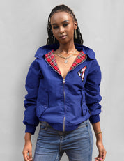 Veste Harrington classique en bleu
