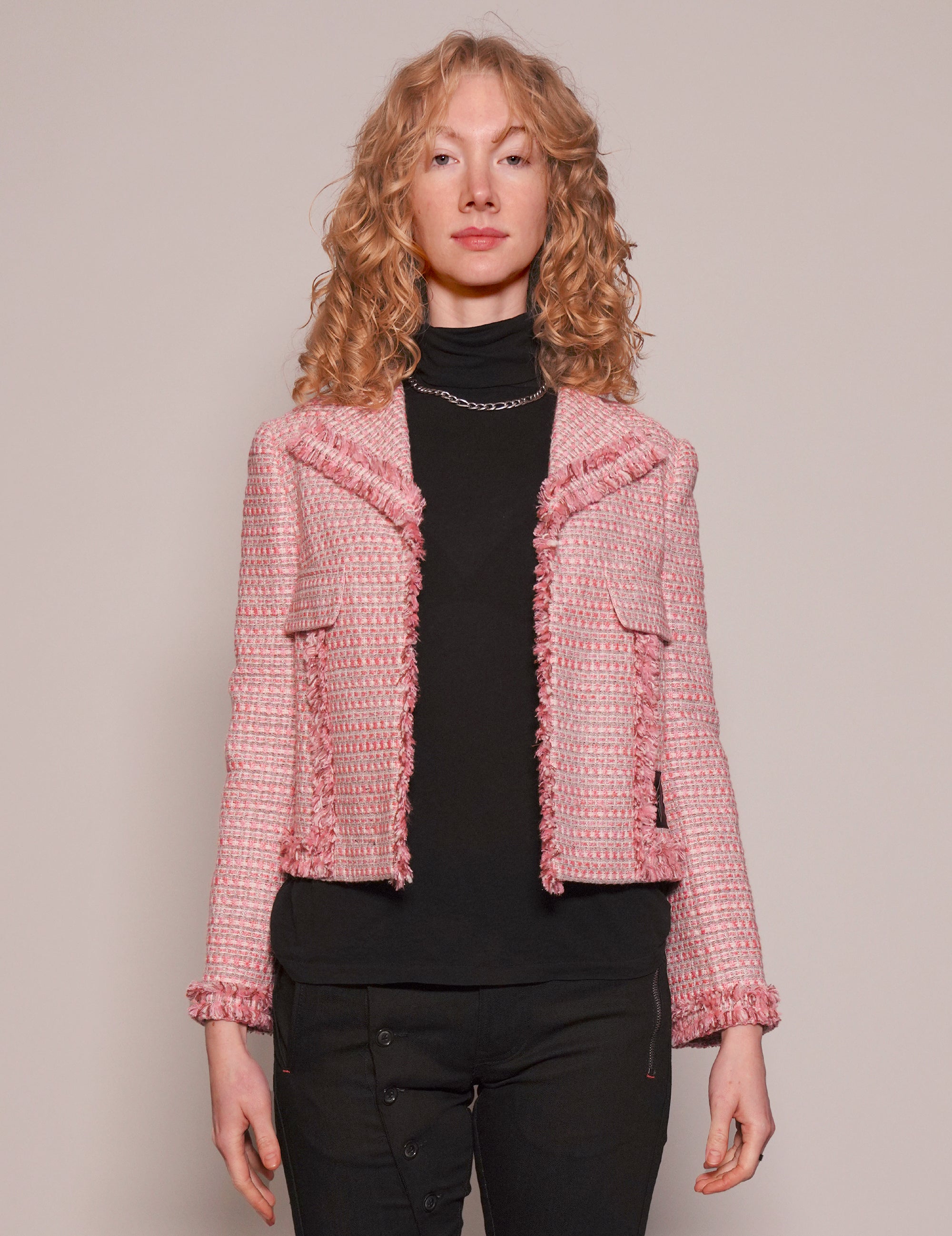 ST Pink Tweed Jacket