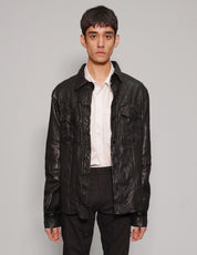 IMMORTAL Leder-Patch-Jacke