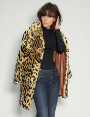 Leopard Print Coat
