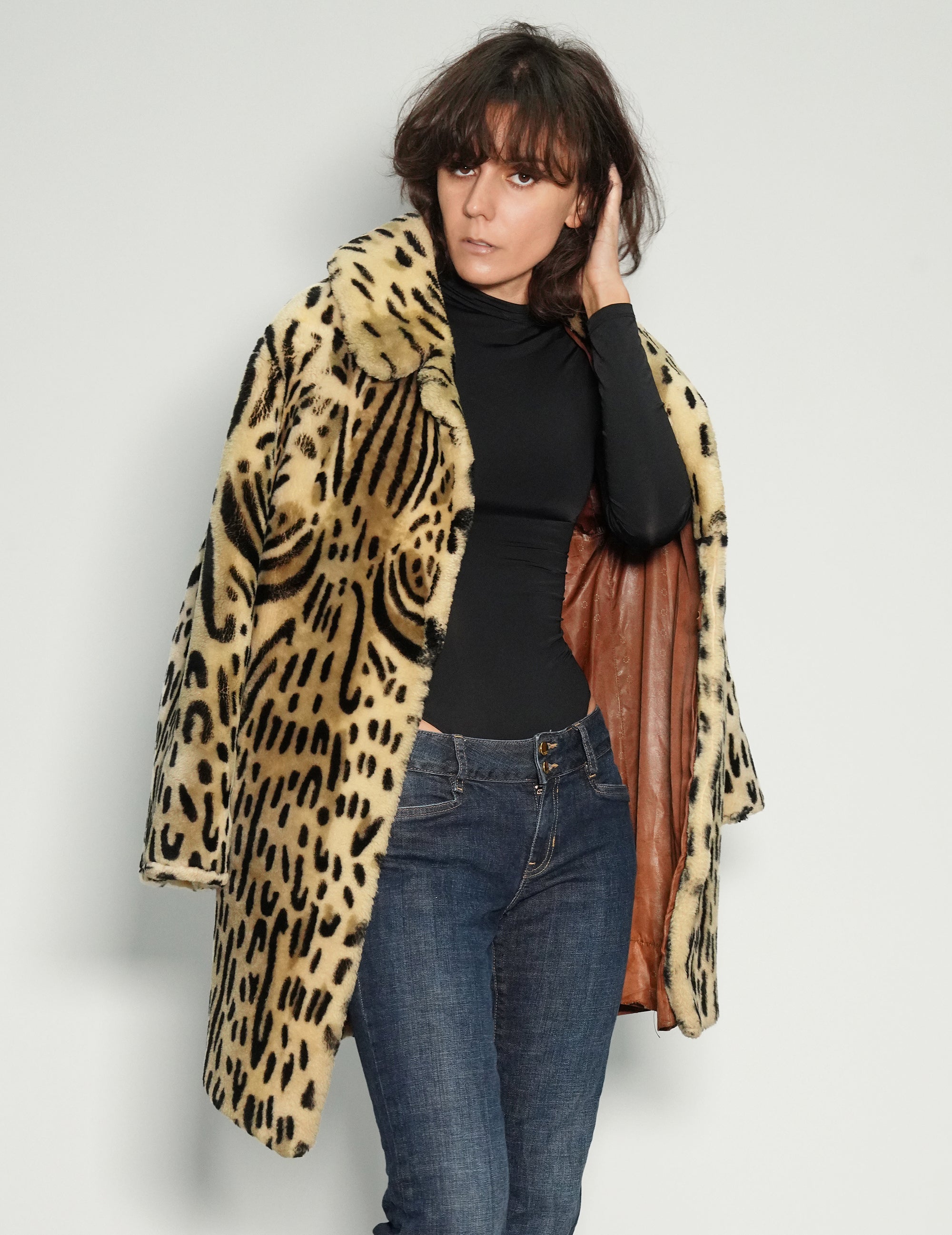 Leopard Print Coat