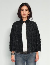 Sequinned Opera Cape