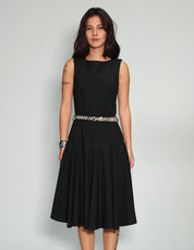 Black Zebra Dress