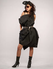 The Pirate Dress – Black Taffeta