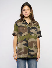 Party Back Short Sleeve Shirt - Black Sequin
