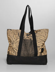 ST Tote Bag - Cotton Jacquard Floral Pattern