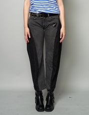 Barrel Fit Jeans mit Seitenpanel