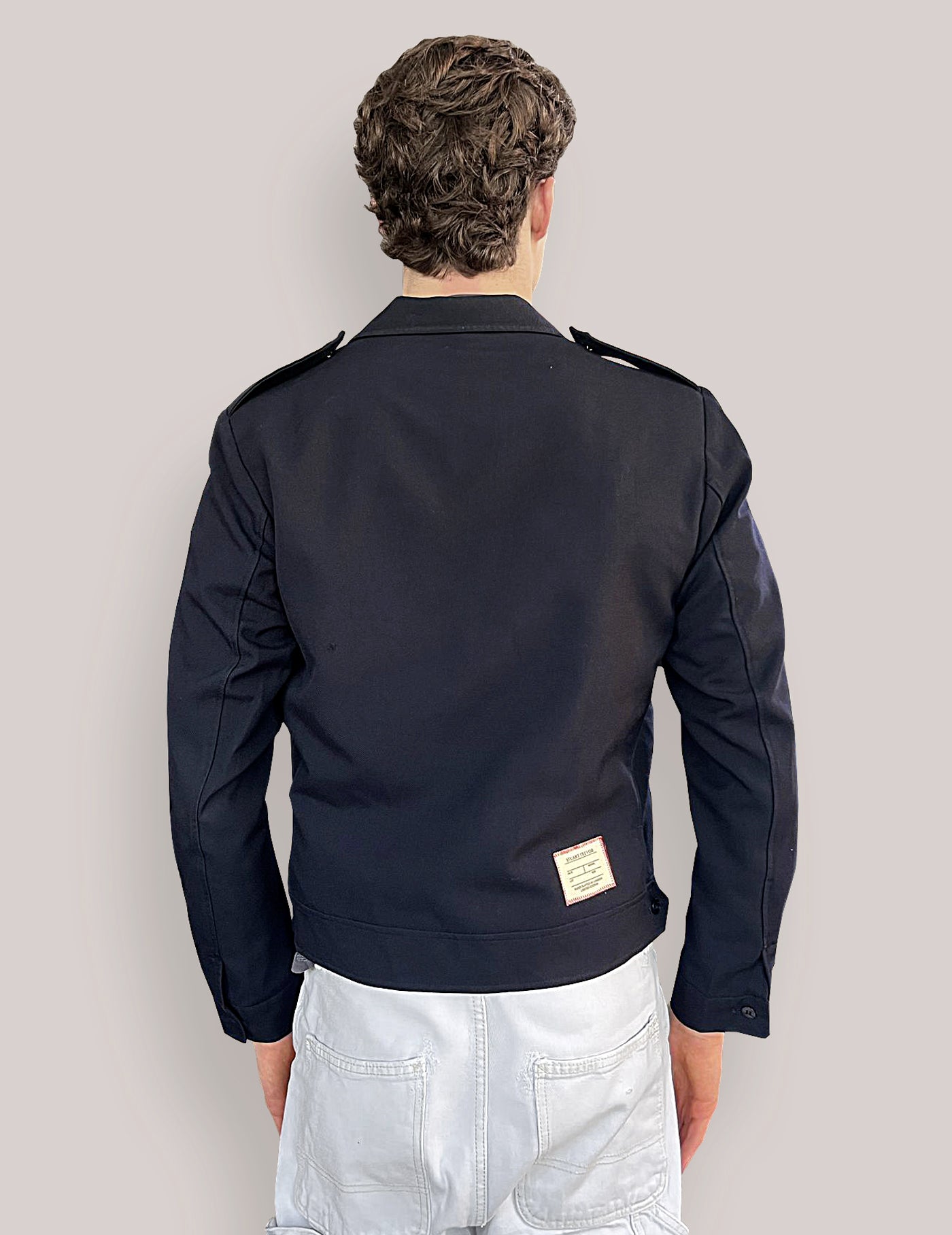 Men's Vintage Military Air Force Jacket in Navy | Stuart Trevor