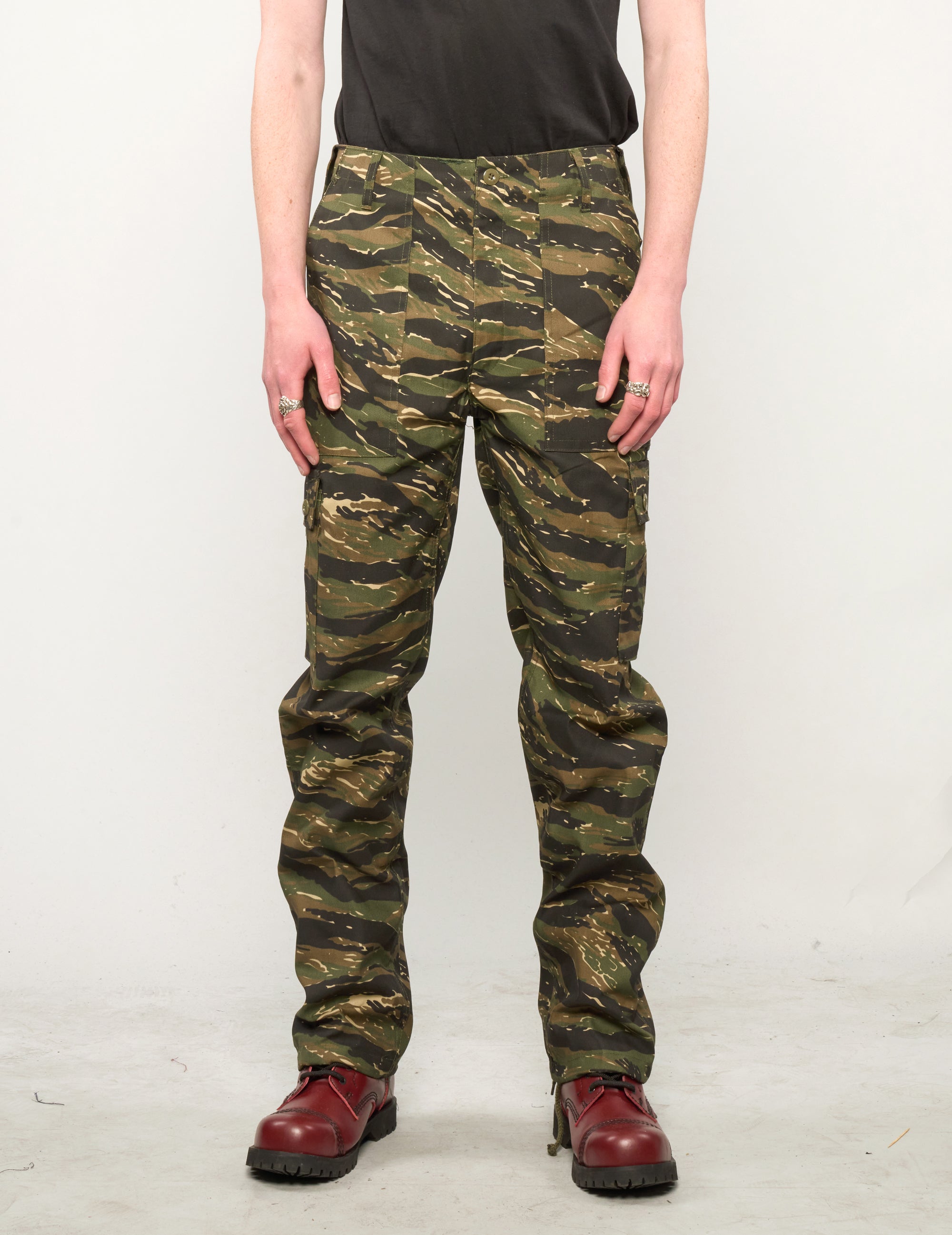 Cargo Trousers in Tiger Stripe