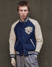 IMMORTAL Varsity Bomber Jacket - Blue