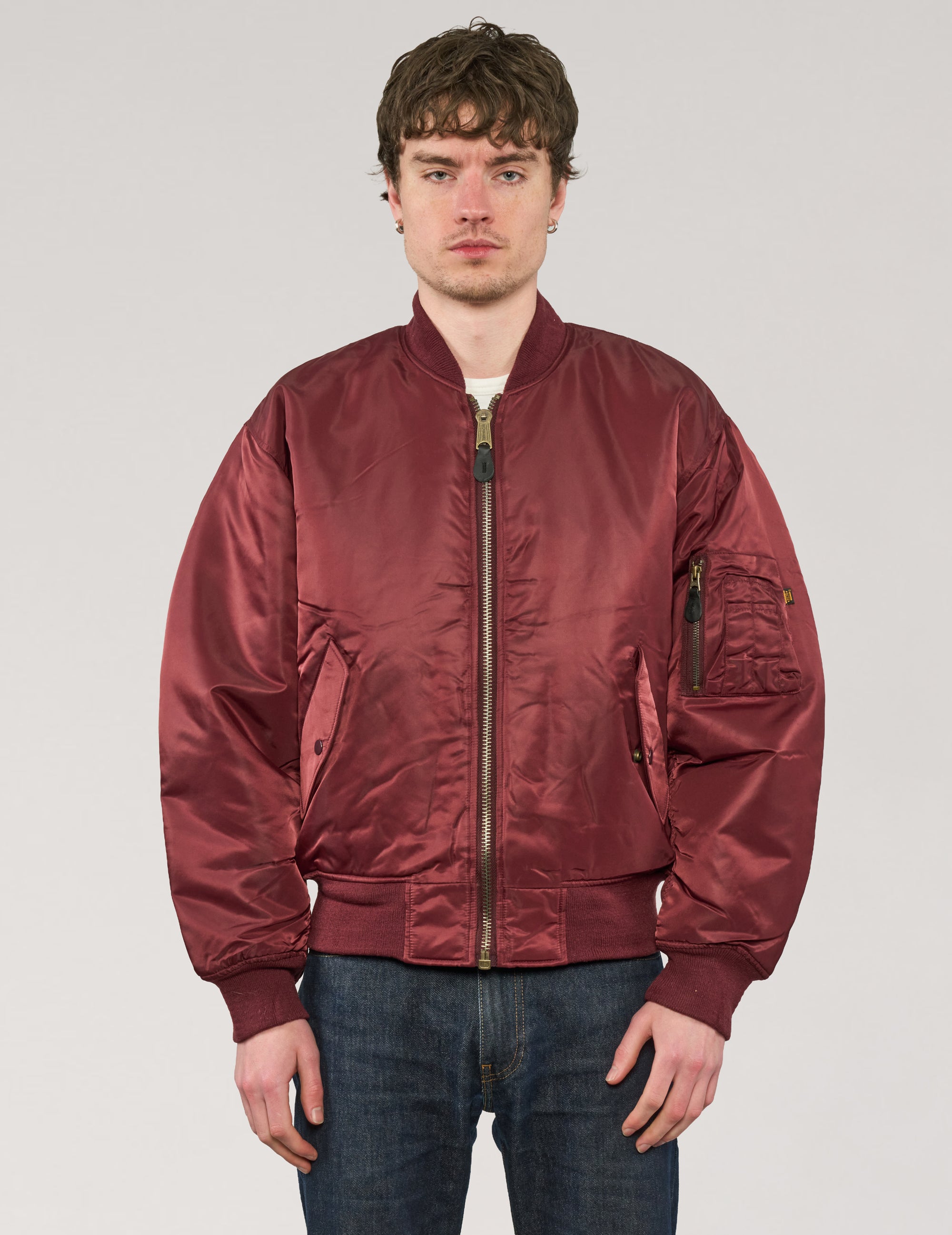 MA-1 Bomber in Burgundy