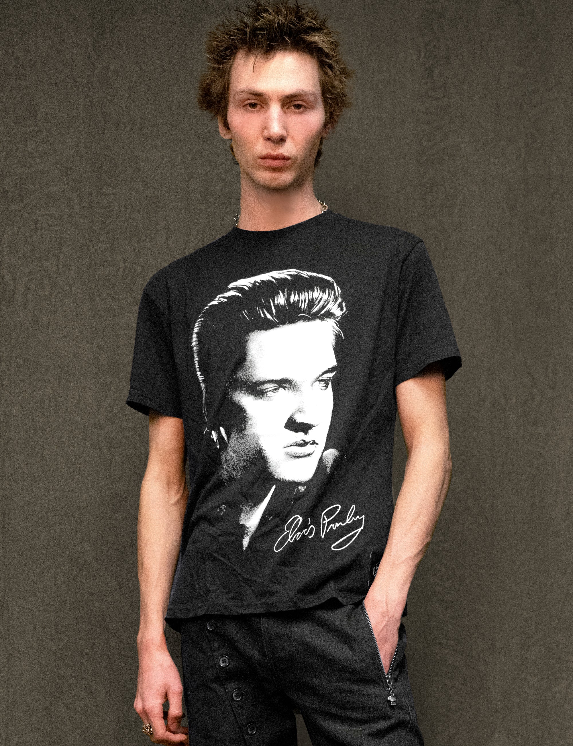 The Elvis Inspired Tee - Black