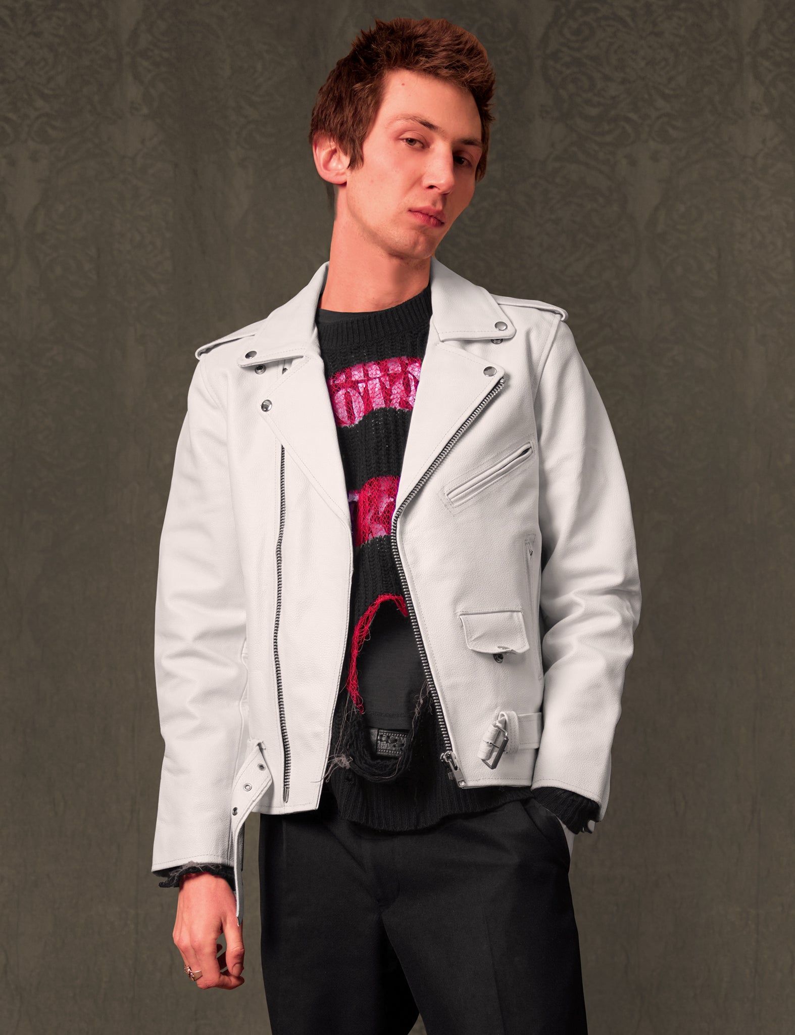 ST Leather Biker Jacket