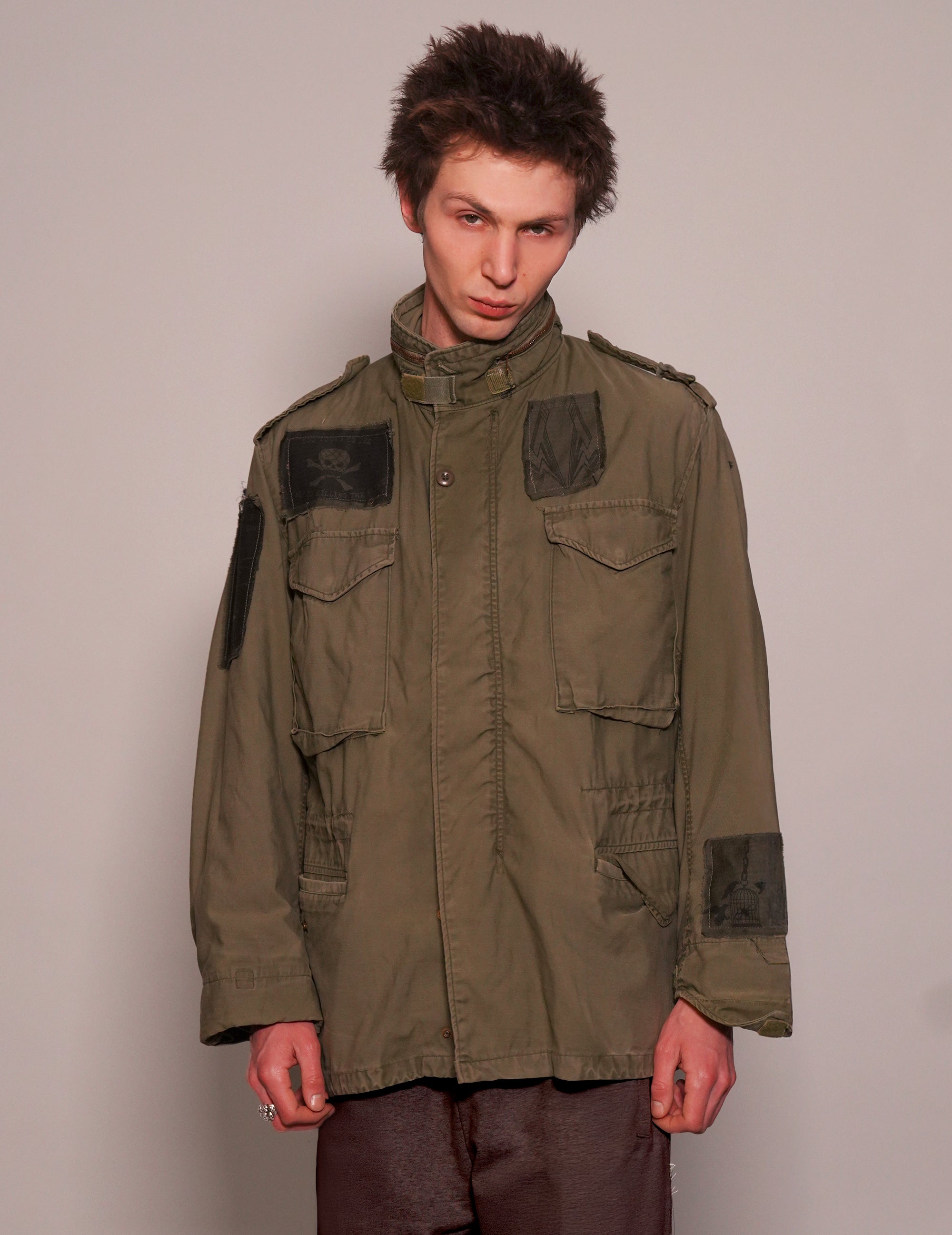 Vintage Patched US Airforce M65 Jacket