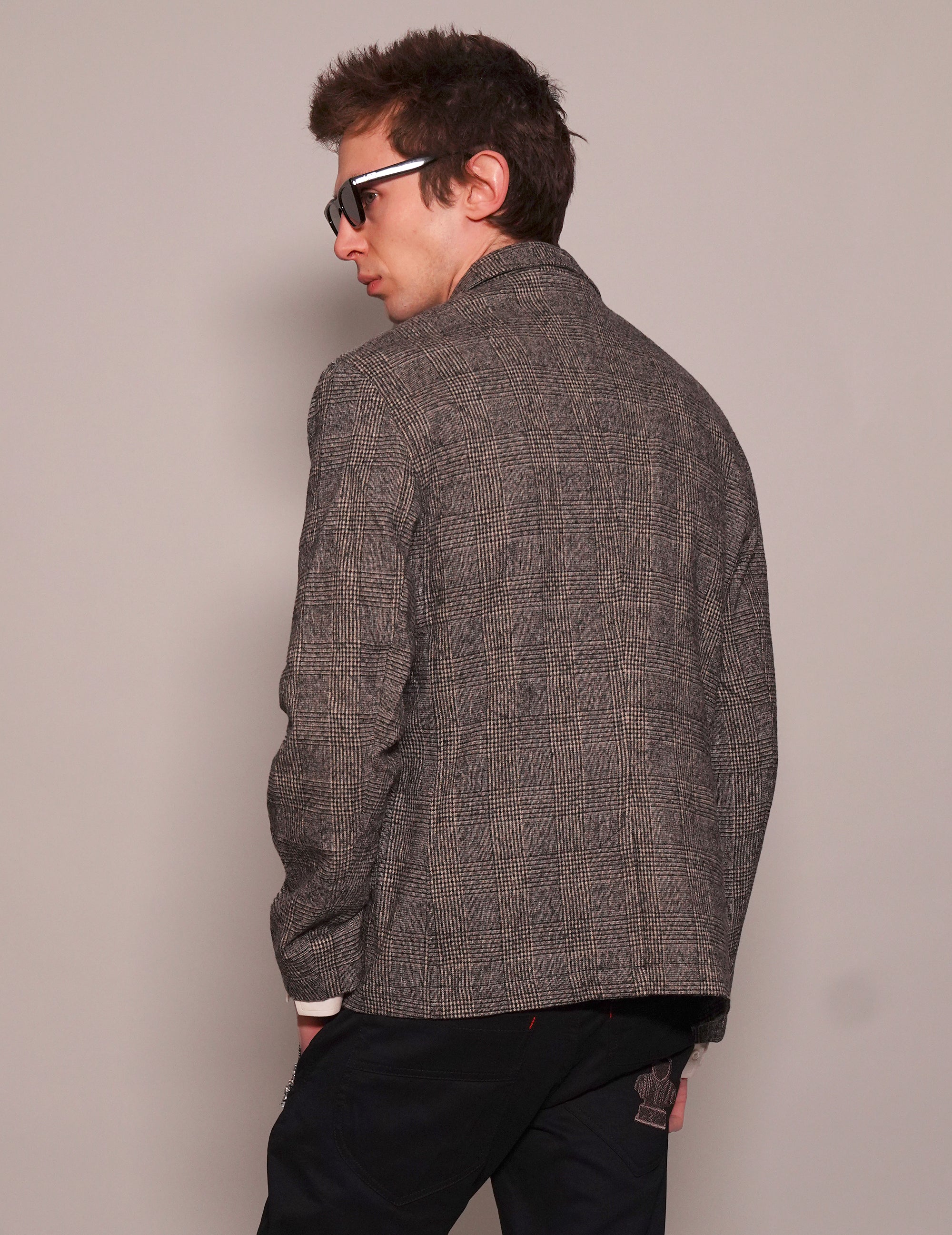 Kestin Hare Prince of Wales Wool Blazer