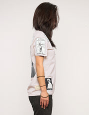 'Saint' Multipatch T-Shirt in Pink