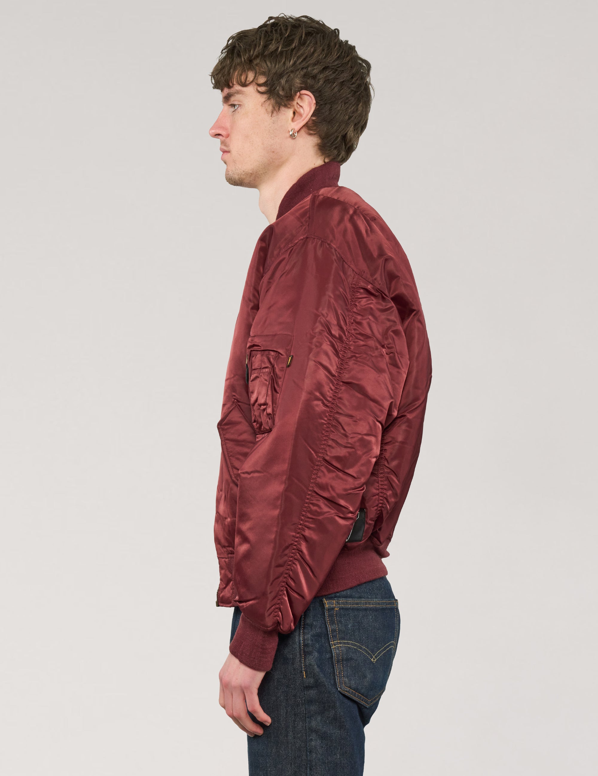 MA-1 Bomber in Burgundy