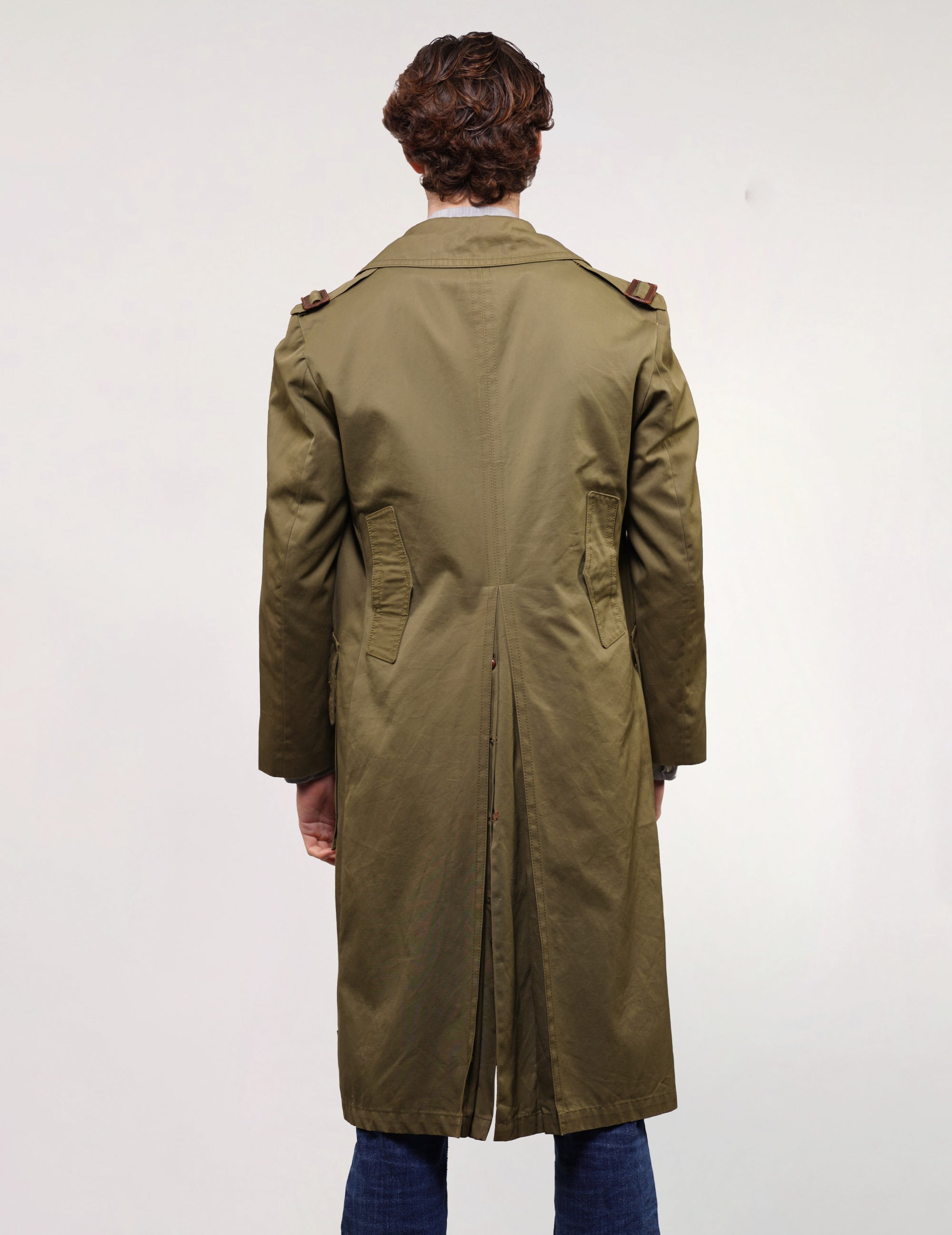Rare Vintage Designer Military Trench Coat
