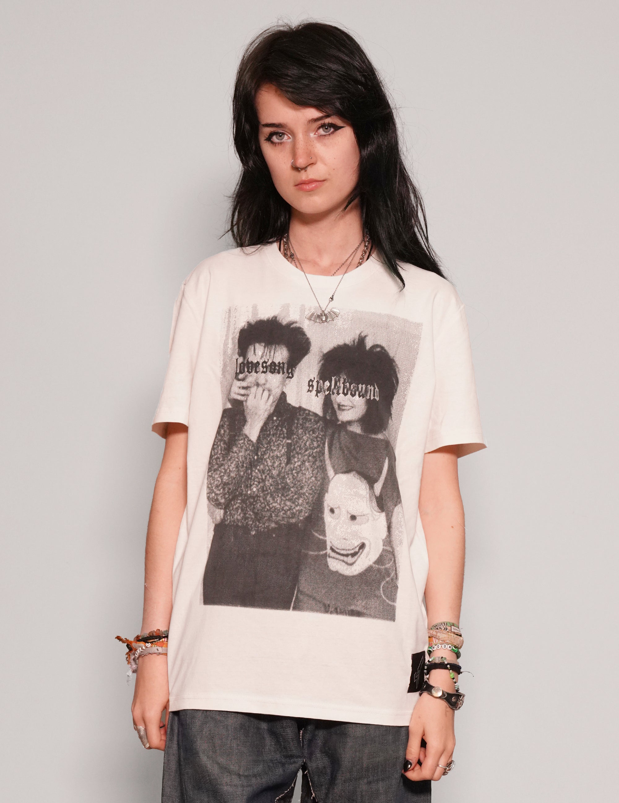 Lovesong & Spellbound T-Shirt in Ecru