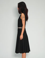Black Zebra Dress