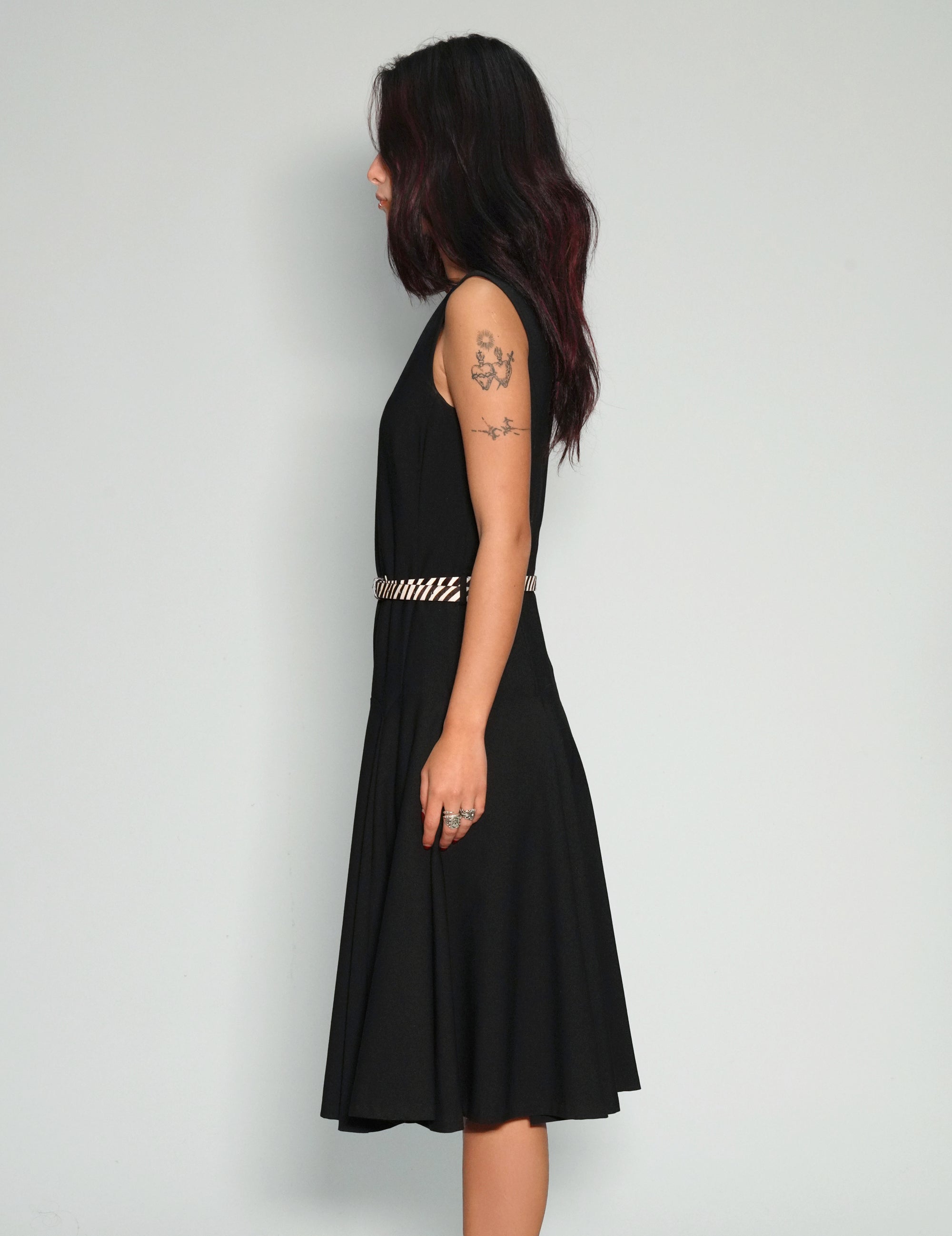 Black Zebra Dress