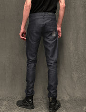 IMMORTAL Button Down Jeans in Navy
