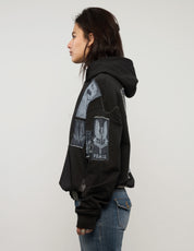 ST Multipatch Logo Hoodie in Black