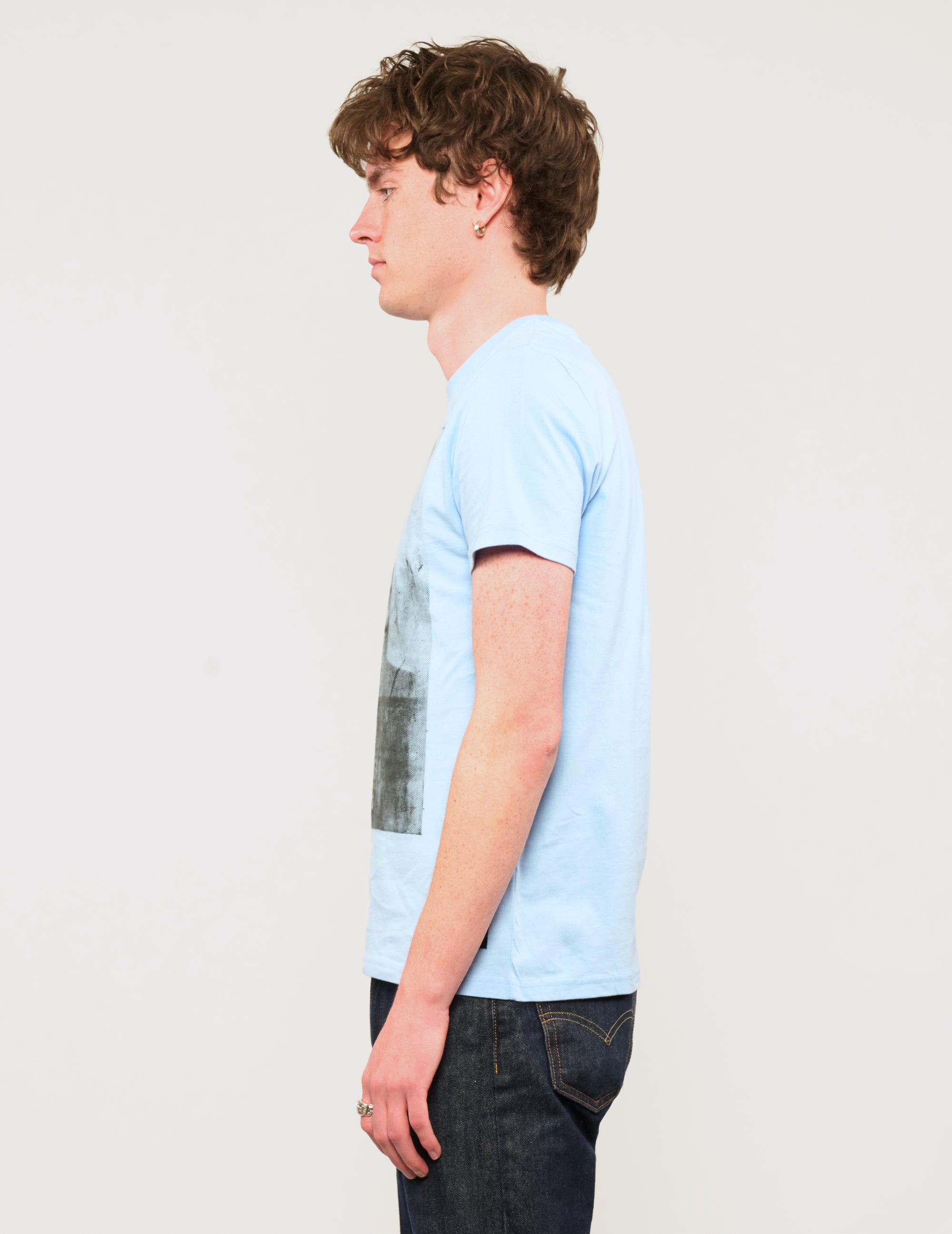 'Saint' T-Shirt in Blue