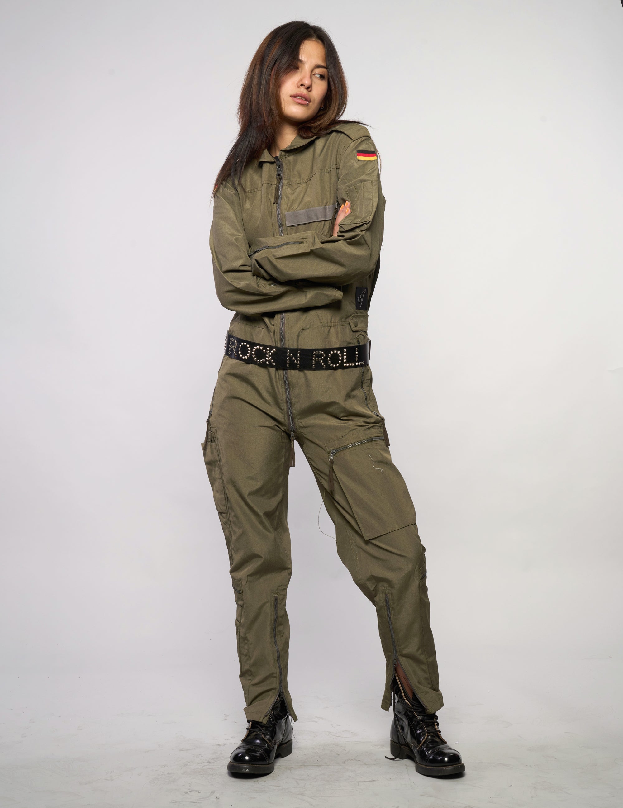 Vintage Luftwaffe Jumpsuit in Olive