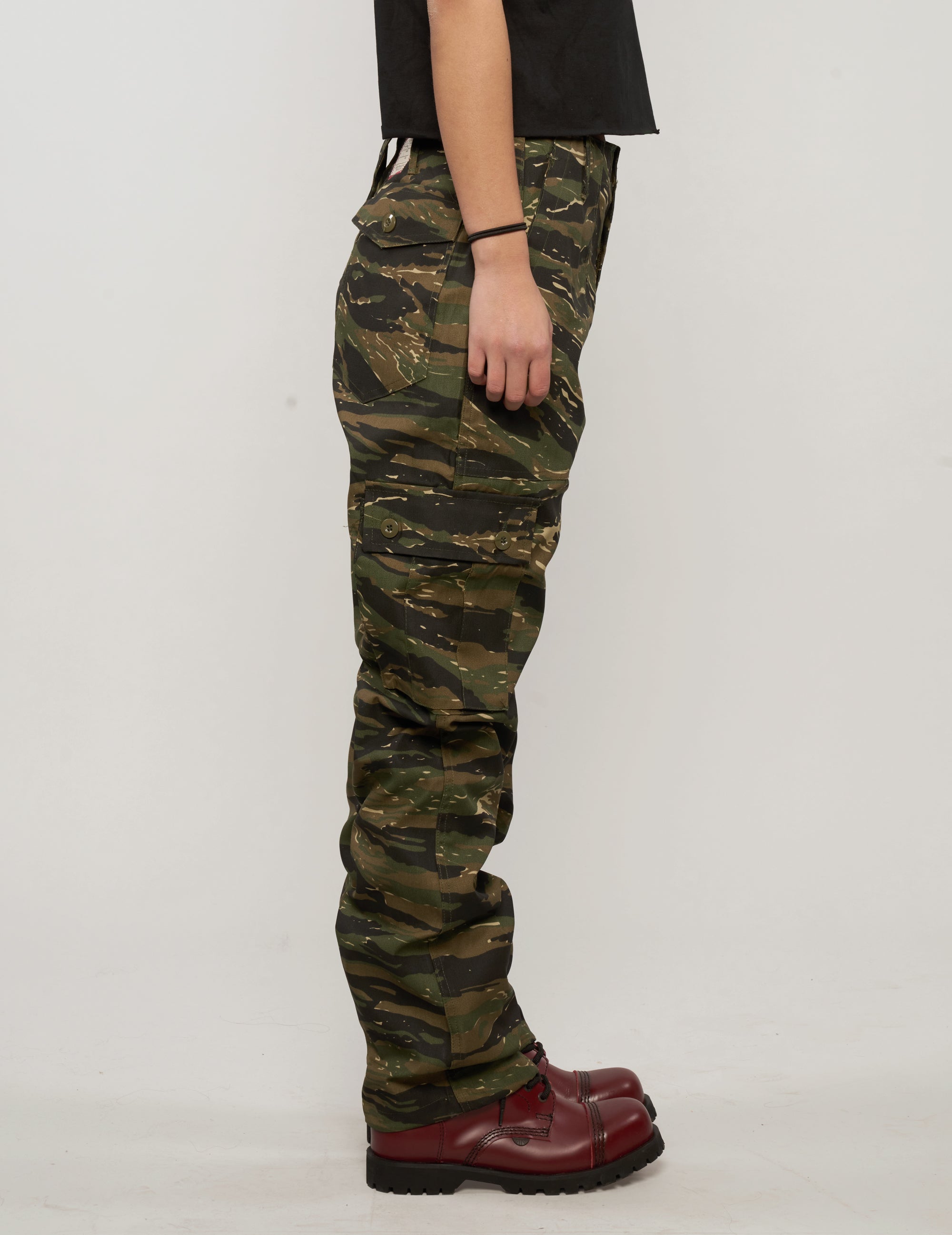 Cargo Trousers in Tiger Stripe