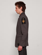 ST Striped Grey Wool Blazer