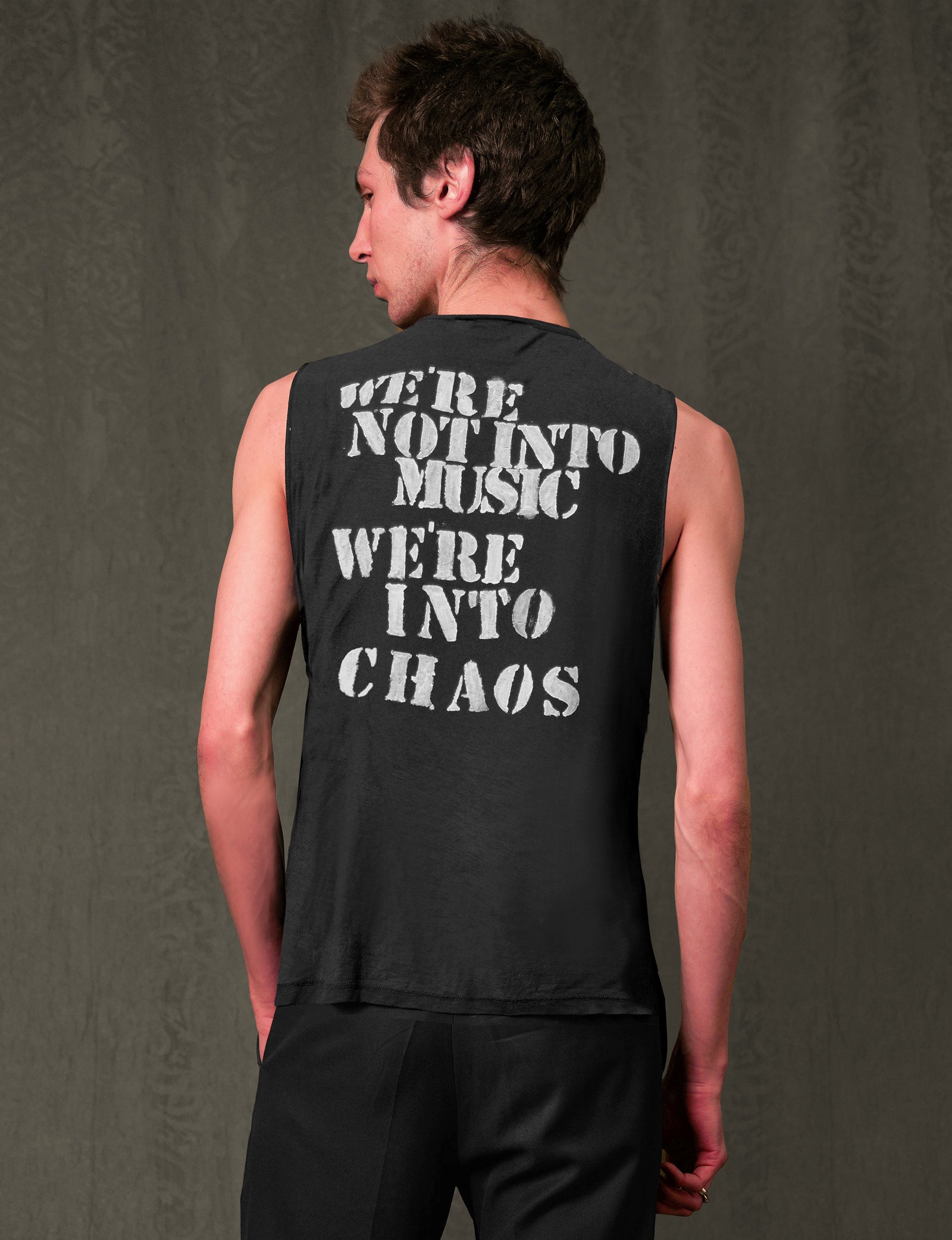 "WE'RE INTO CHAOS" Back Vest