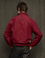 Classic Harrington Jacket in Burgundy