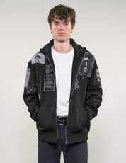 ST Multipatch Zip Hoodie in Black