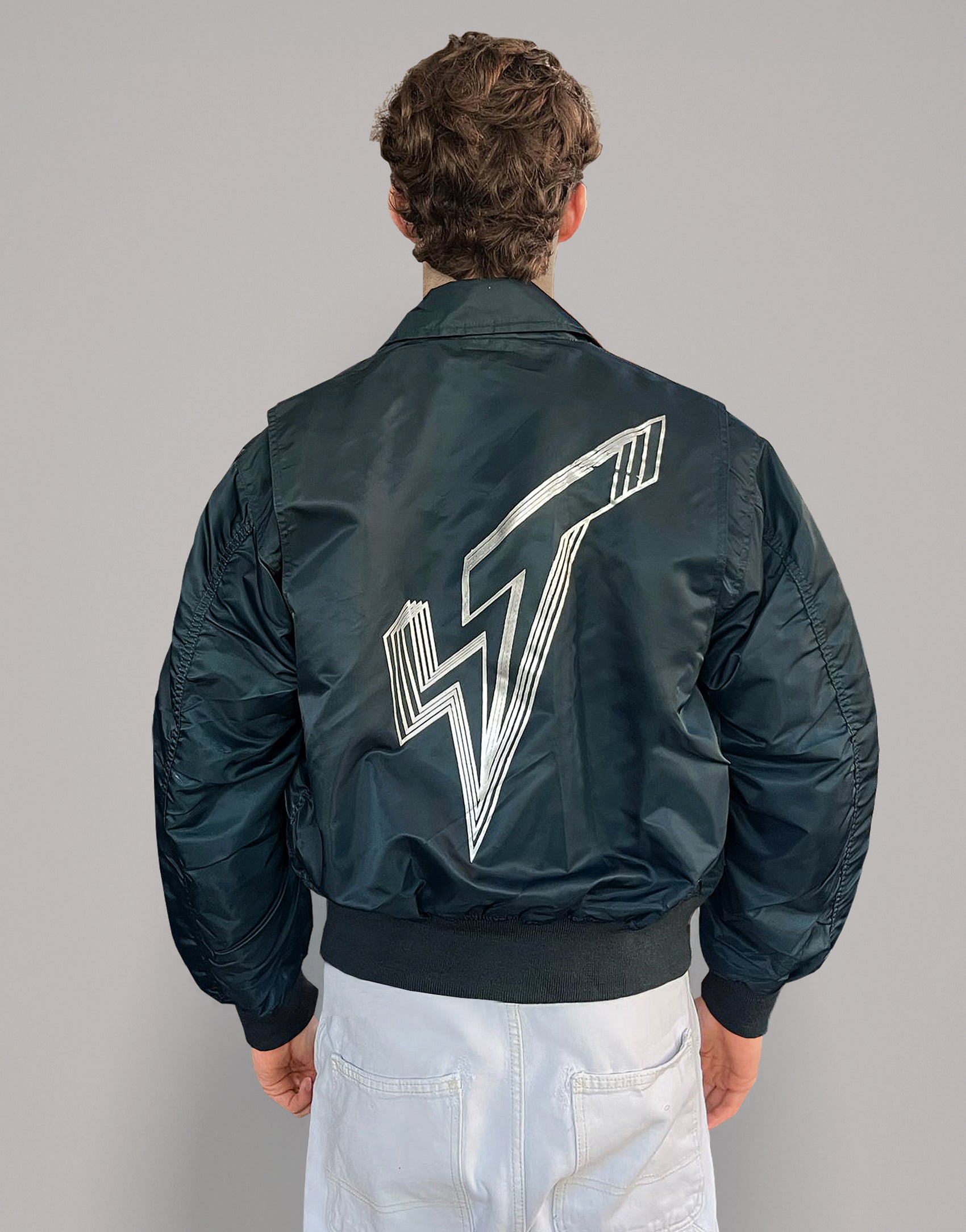 MA-2 Light Weight Bomber Jacket in Blue