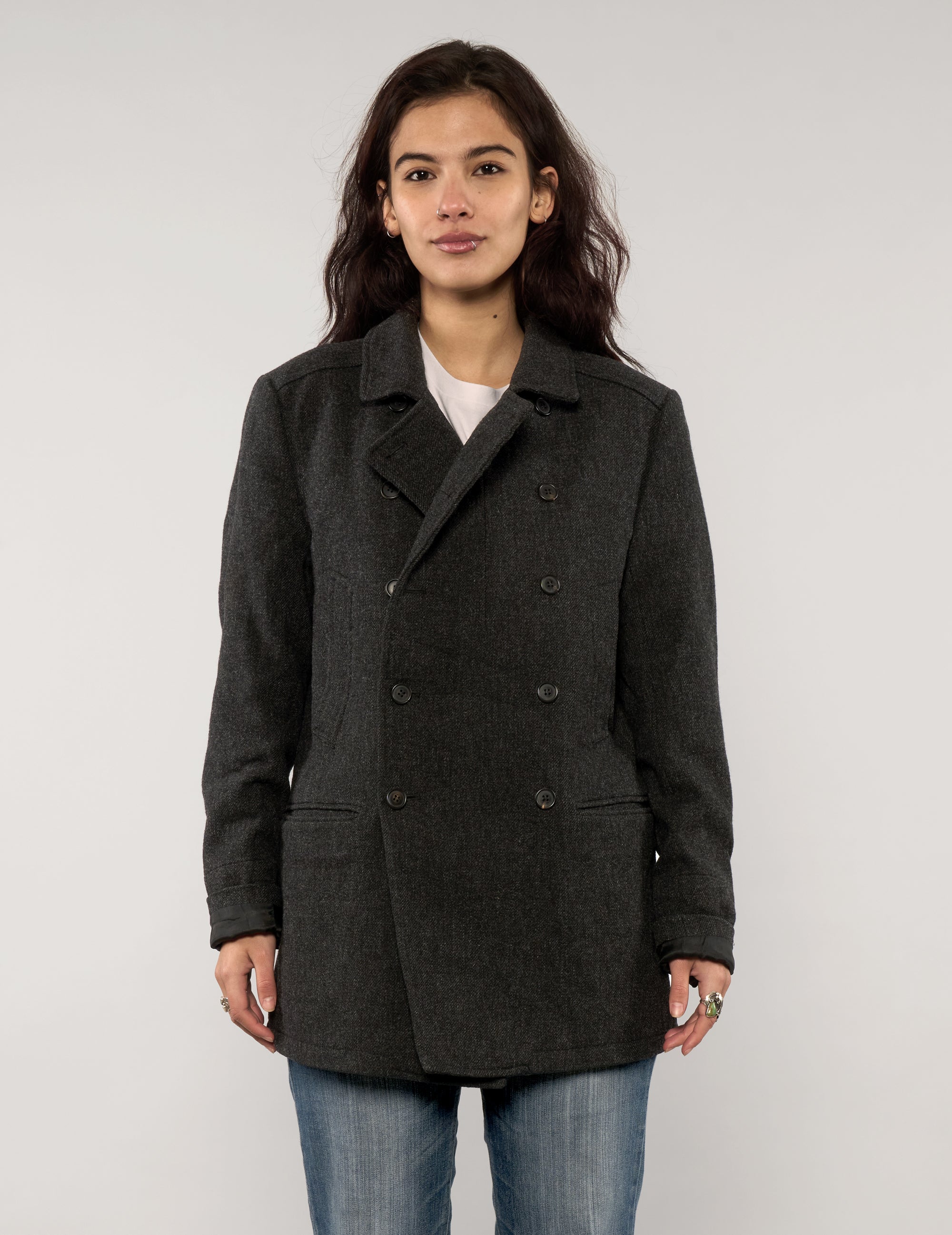 Vintage All Saints Peacoat