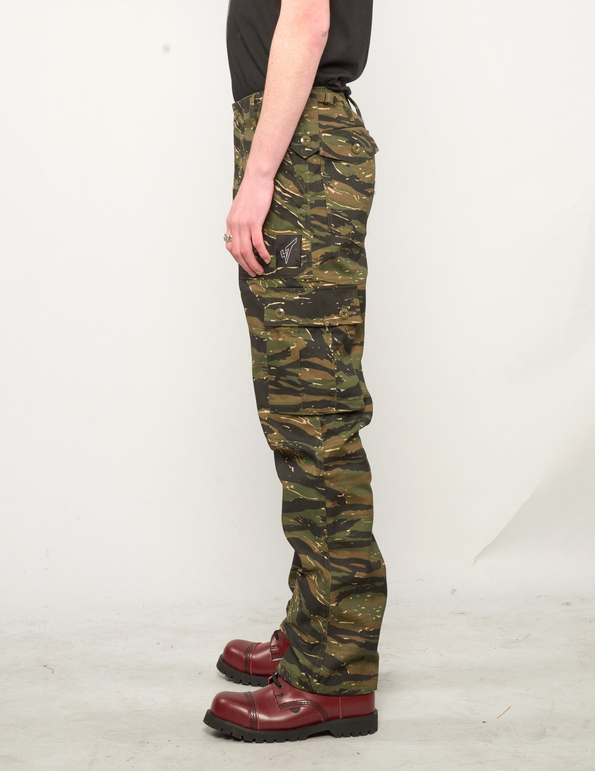 Cargo Trousers in Tiger Stripe