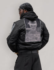 MA 1 Patched Bomber in Black